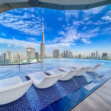 Highest Infinity Pool In Downtown Dubai Apartment Bagian luar foto