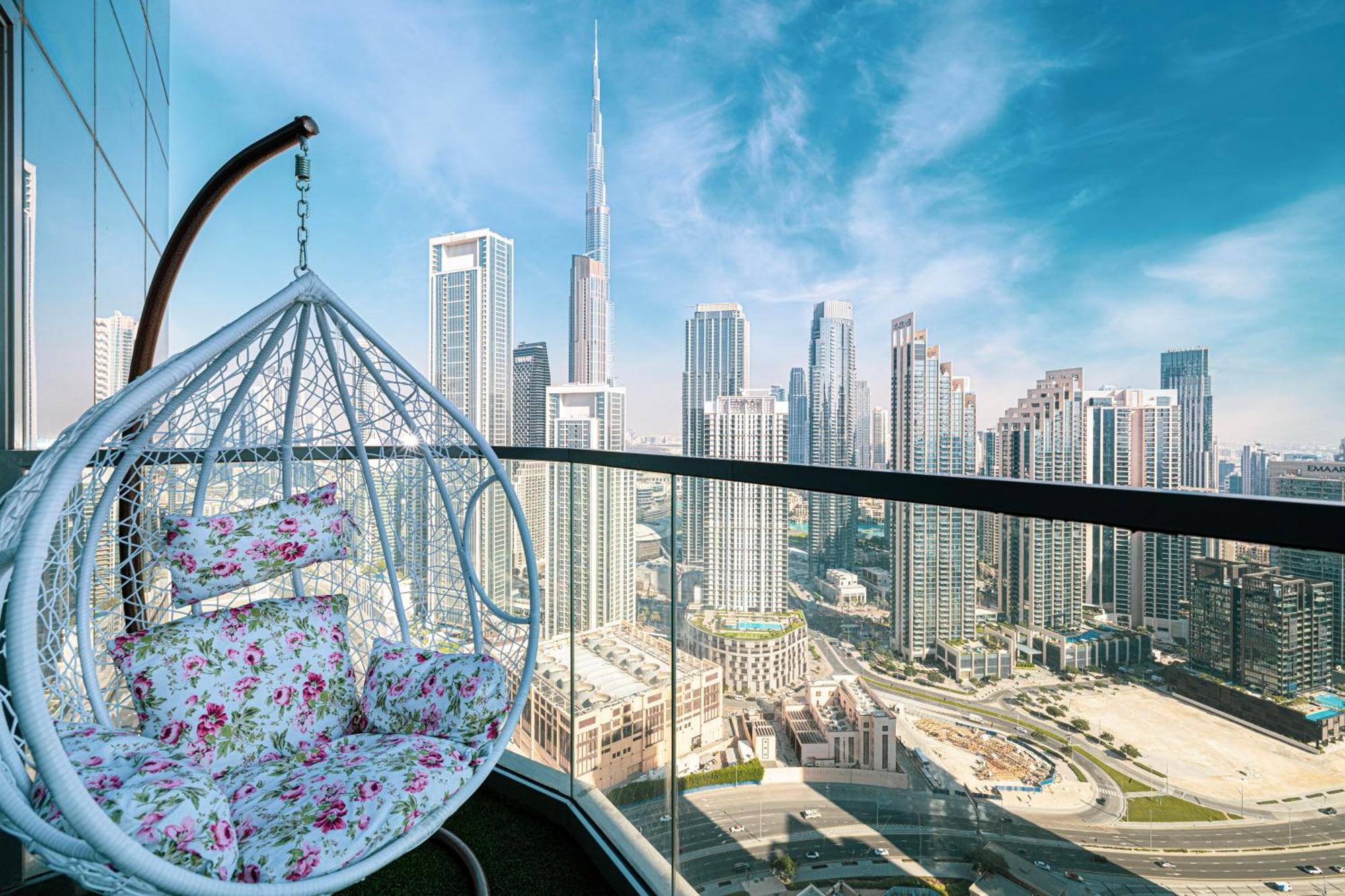 Highest Infinity Pool In Downtown Dubai Apartment Bagian luar foto