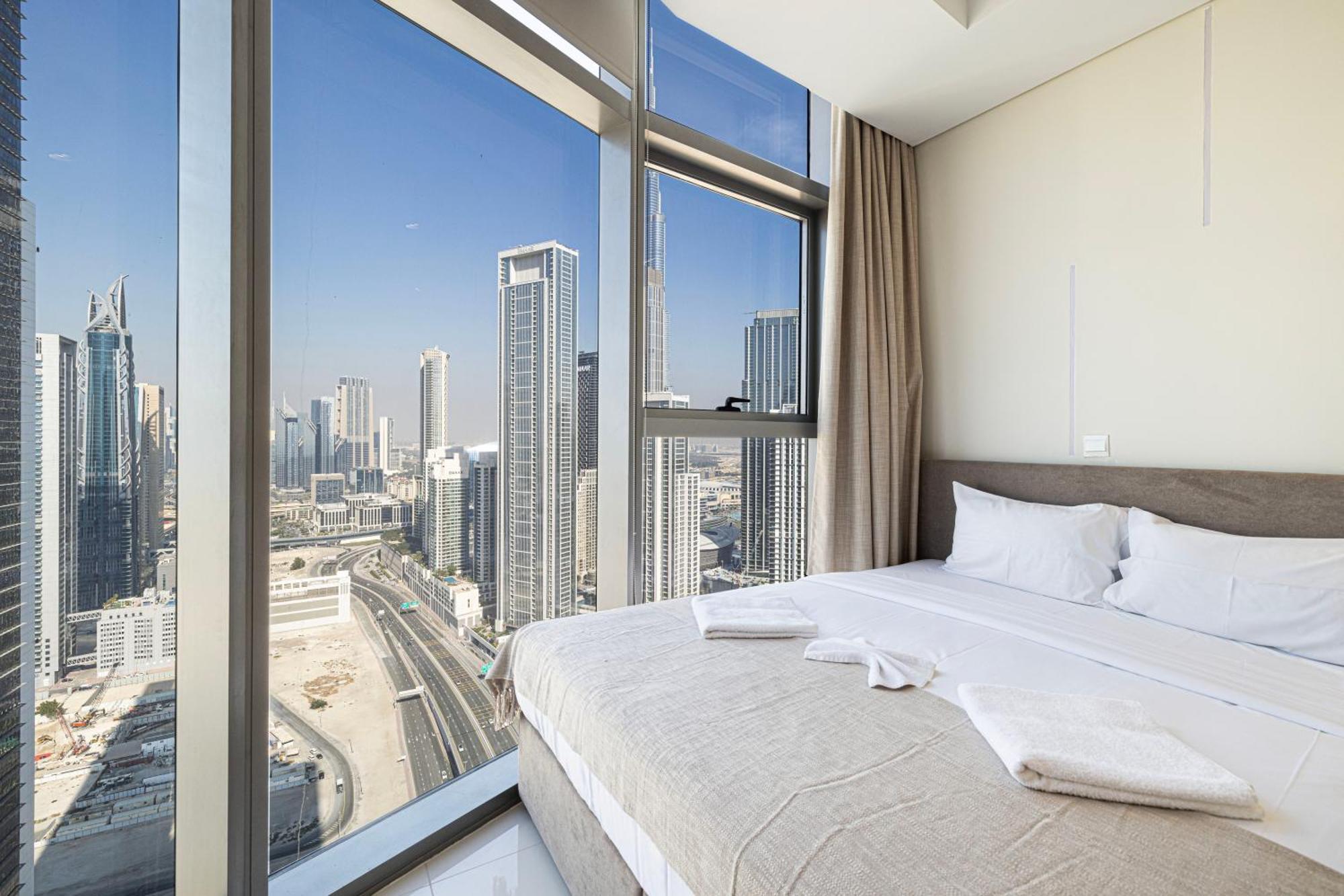 Highest Infinity Pool In Downtown Dubai Apartment Bagian luar foto