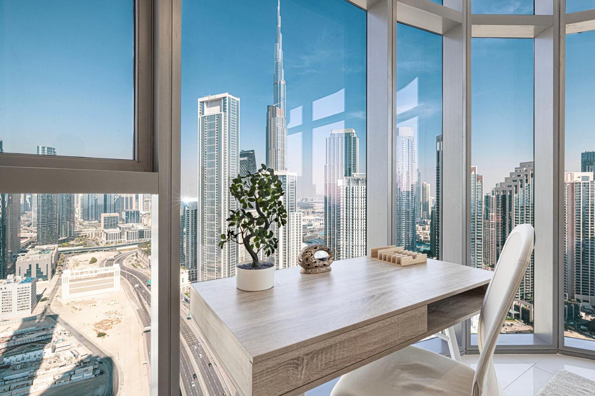 Highest Infinity Pool In Downtown Dubai Apartment Bagian luar foto