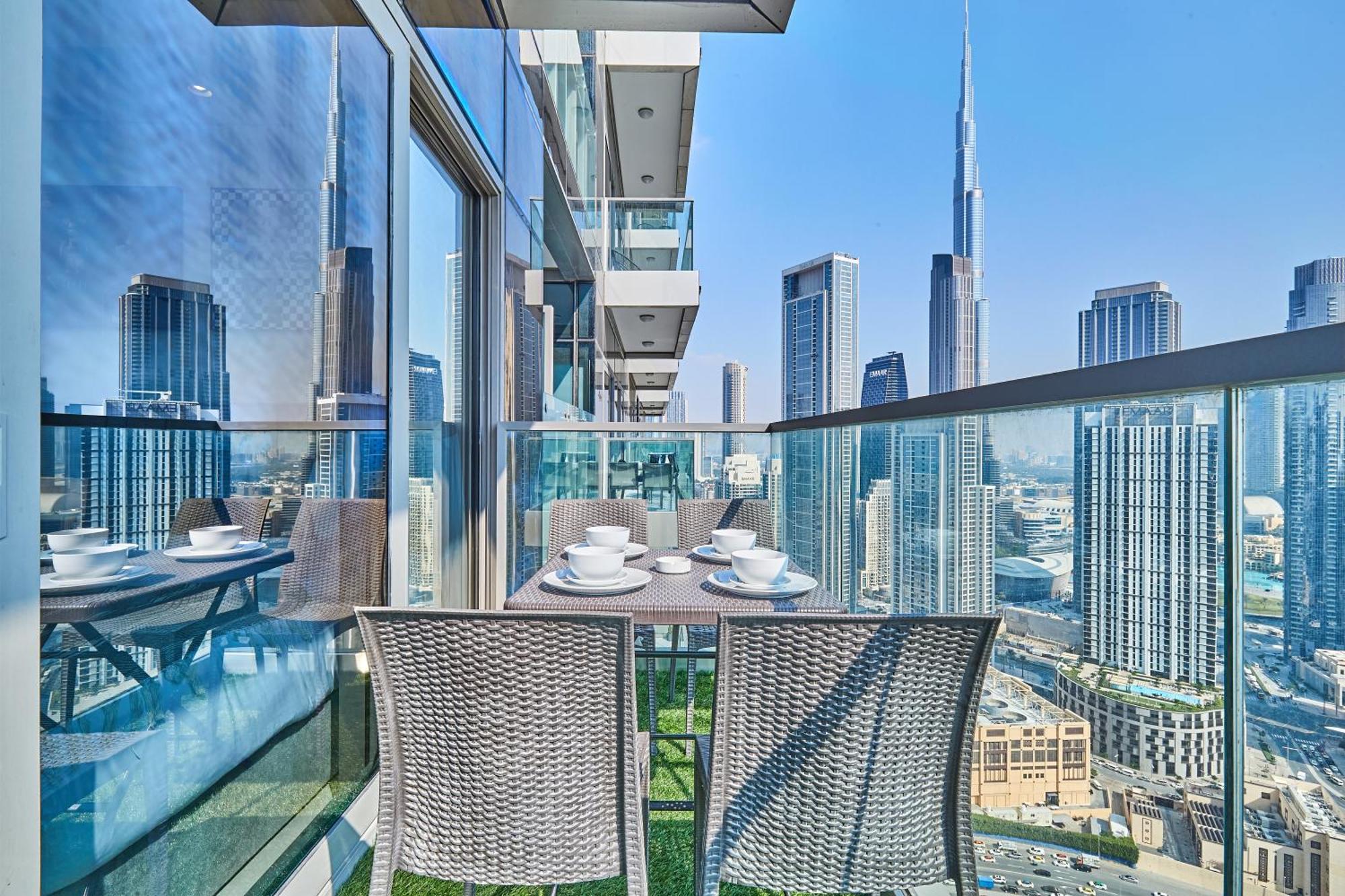 Highest Infinity Pool In Downtown Dubai Apartment Bagian luar foto