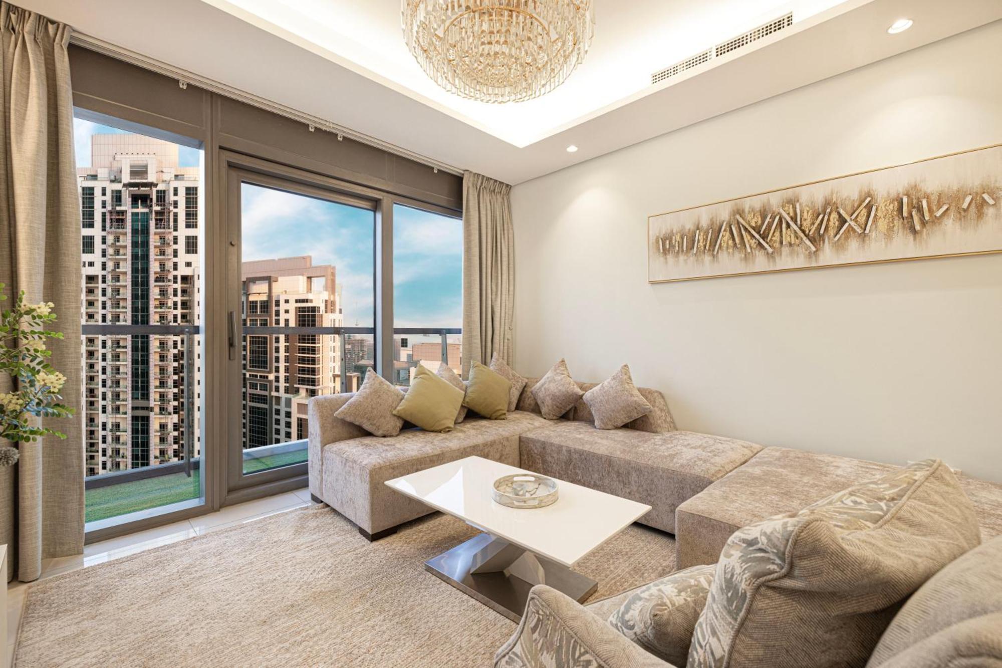 Highest Infinity Pool In Downtown Dubai Apartment Bagian luar foto