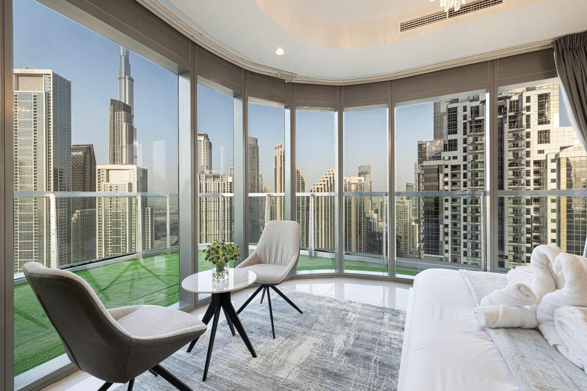 Highest Infinity Pool In Downtown Dubai Apartment Bagian luar foto