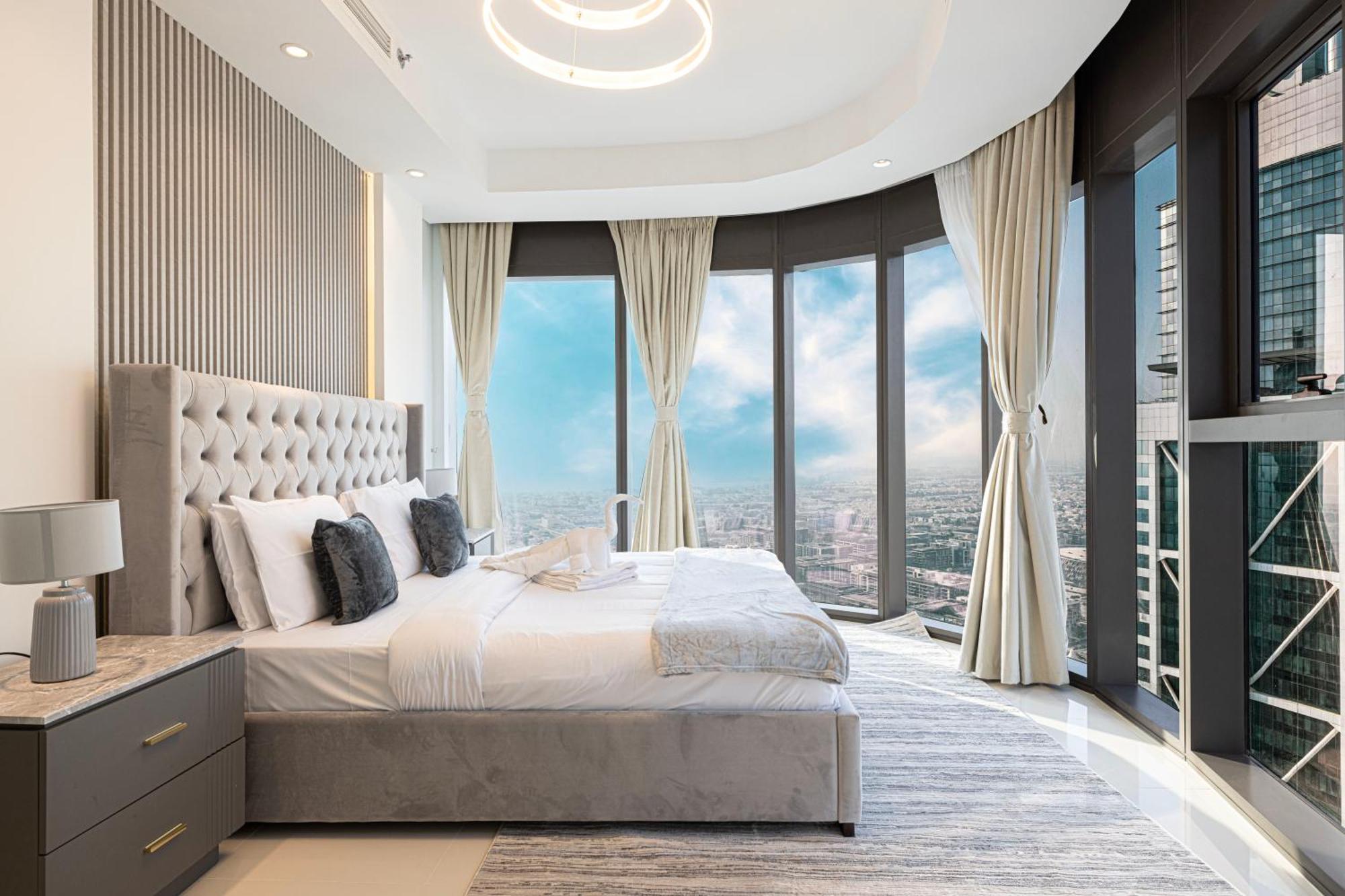 Highest Infinity Pool In Downtown Dubai Apartment Bagian luar foto