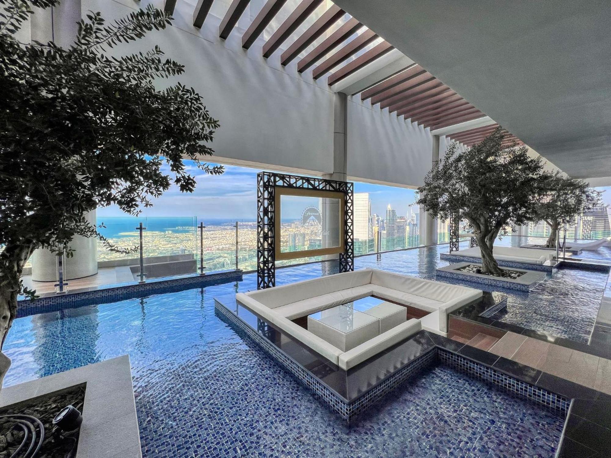 Highest Infinity Pool In Downtown Dubai Apartment Bagian luar foto