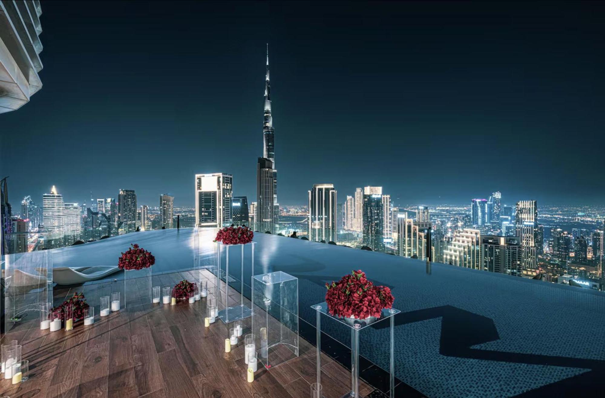 Highest Infinity Pool In Downtown Dubai Apartment Bagian luar foto