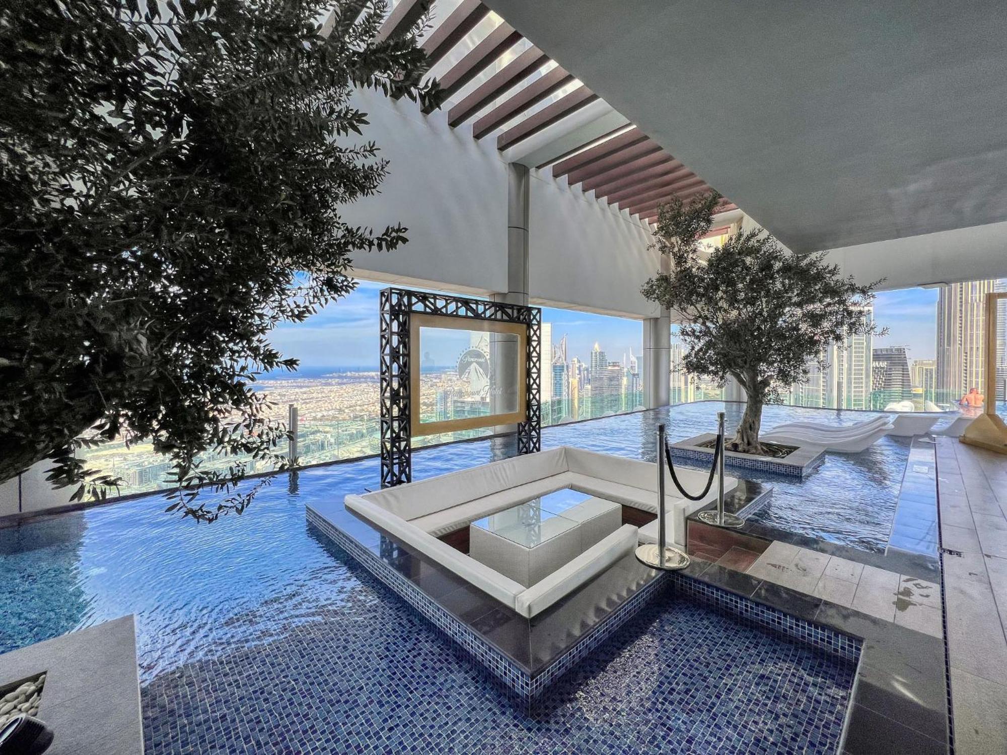 Highest Infinity Pool In Downtown Dubai Apartment Bagian luar foto