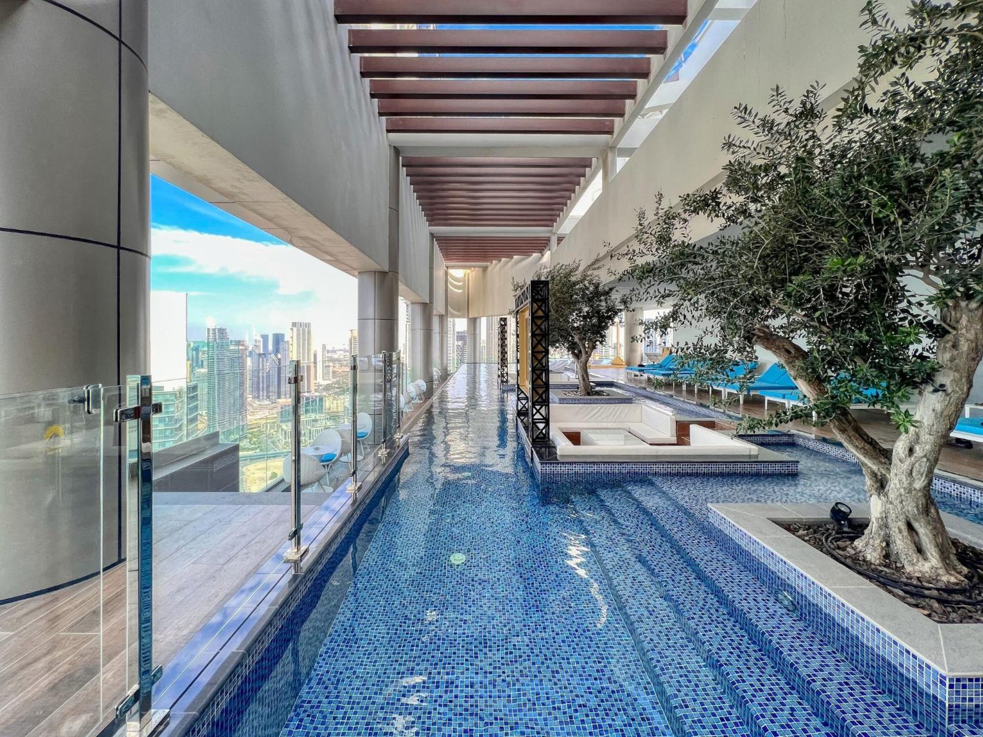 Highest Infinity Pool In Downtown Dubai Apartment Bagian luar foto